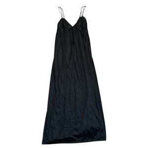 Vtg Maxi Slip Dress Womens Large Lingerie Lace Romantic Whimsigoth Fairy Goth